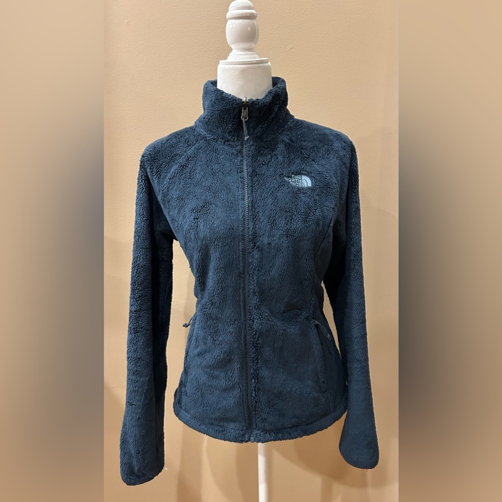 The North Face Navy Blue Zip Front Jacket, Size M